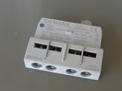 SIEMENS TRANSVERSE AUX. SWITCH 1NO+1NC SCREW 3RV1901-1E