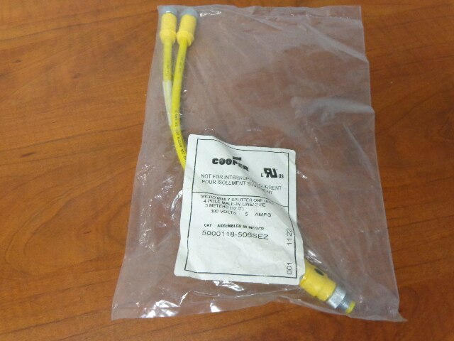 COOPER CROUSE-HINDS SPLITTER CABLE 5000118-506SEZ