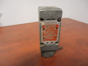 51ML10-E1, MICRO SWITCH, USED ACTUATOR STYLE LIMIT SWITCH, HINGE LEVER