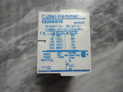 CUTLER-HAMMER PART# C320KGT8 AUXILIARY BLOCK