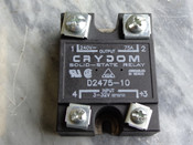 D2475-10 SENSATA CRYDOM SOLID STATE RELAY, 75 AMP, LOAD VOLTAGE 24-280VAC, CONTROL VOLTAGE 4-32 VDC 